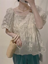 肌理感娃娃衫，其它，驿谷