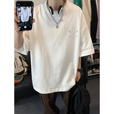 得物直播品质220克纯棉精梳印花T恤短袖dcm285-特批20控38，男装T恤，星座605(原A050)