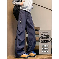 网图伞兵裤加绒冲锋裤防风防水裤子工装裤A025-MK1101-P40加绒47，男装工装外套，电商A025