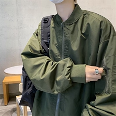 工装复古外套男潮牌痞帅港风高街夹克春秋2024新款棒球服百搭，男装夹克，星座716-4