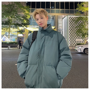 F468P80男女oversize棉服学生港风宽青年男生棉衣图片