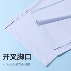2025年夏季免烫处理直筒裤长裤松紧冰丝防晒直筒裤，女装休闲裤，初己品牌服饰全品类供货