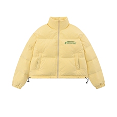 白底冬季时尚百搭宽松字母印花潮流棉服外套MY65001P85控118，男装棉衣，电商A268-1