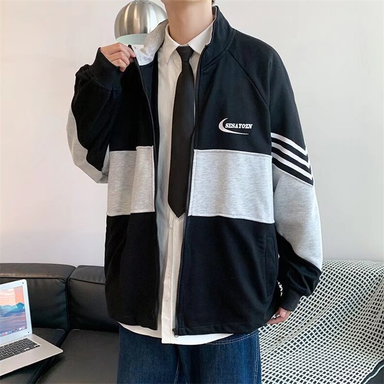 潮流夹克潮男春季翻领夹克JY40P40,男装夹克,星座1116-2