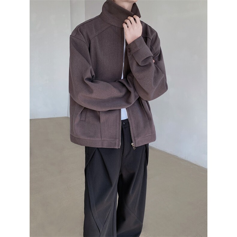 24秋季哈灵顿蜂鸟老干部磨毛夹克外套JK34-P128,男装夹克,电商B288