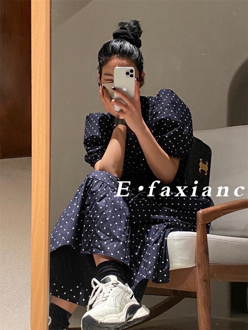 【现货】藏青米色均码，其它，E.FAXIAN伊发现