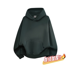 外套加绒奥粒绒卫衣无帽绳连帽重磅500克潮棉男 RH5302JR-P55图片