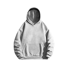 抖音得物品质二开380克全棉秋冬美式宽松两粒扣连帽卫衣CM22，男装卫衣，电商A486