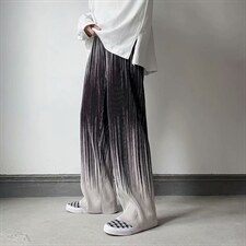 高街裤子垂坠感扎染阔腿休闲裤男春秋2023新款拖地长裤k2155-p35，男装休闲裤，星座1008-1