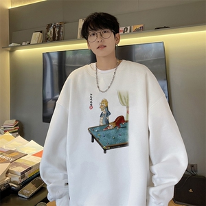 ！圆领卫衣男装港风长袖t恤男外套男 WY522-特P23图片