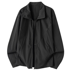 春夏款高品质冰感速干防晒服休闲户外运动外套透气弹力机能风夹克，男装防晒衣，电商A486-1