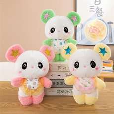 文鸿毛绒玩具 糖果大耳熊猫