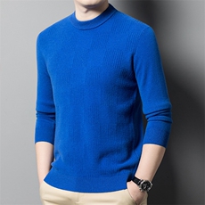 BB15875钱塘2020-2简约半高领长袖中年男士羊毛衫主推P140，男装针织衫/毛衣，钱塘207-2