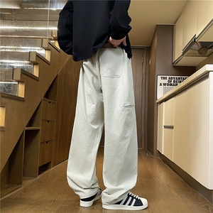 2025新款工装裤男士青少年直筒宽松美式潮牌户外休闲长裤M558-P40图片