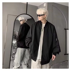 1506-1/JXK171/P42 新款高街休闲棒球潮牌潮流宽松学生飞行夹克图片