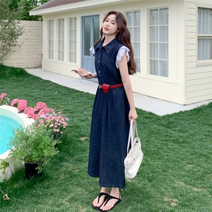 【 大货已出】短袖牛仔连衣裙女2025夏季2C227/2532/P155K208图片