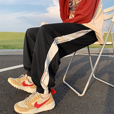 2022韩版宽松百搭休闲裤子夏季新款日系束脚运动裤K4027-P30，男装休闲裤，星座512-2