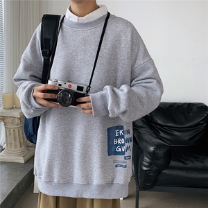 1港风中性情侣大码原宿休闲运动套头卫衣男外套7257P38控58图片
