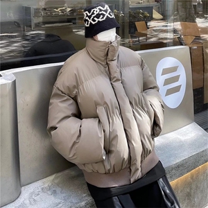 F117-P88 高级感设计感加厚棉服外套冬季美式复古潮牌短款棉服男图片