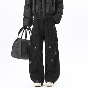 现货 冬季加厚呢料宽松休闲工装裤A337-S209-特P58控108，男装工装外套，电商A337