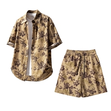 卡其色套装