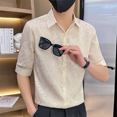 507A-CS536-P482025夏装时尚七分袖衬衣风时尚男士衬衫，男装衬衫，星座507A（原星座306B-2）