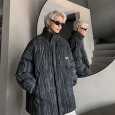 W8211P125控168灯芯绒扎染宽松休闲棉衣棉服，男装棉衣，电商B205