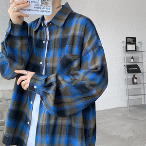 【25春 现货主推】CS7130-P38特控68 纯棉大款宽松格子衬衫外套图片
