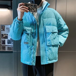 立领款白鸭绒新标50绒保暖休闲大口袋款B226-9010-P195