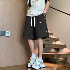 美式短裤男夏透气潮流短裤宽松阔腿篮球运动休闲五分裤K6369-P32，男装牛仔裤，星座412-2