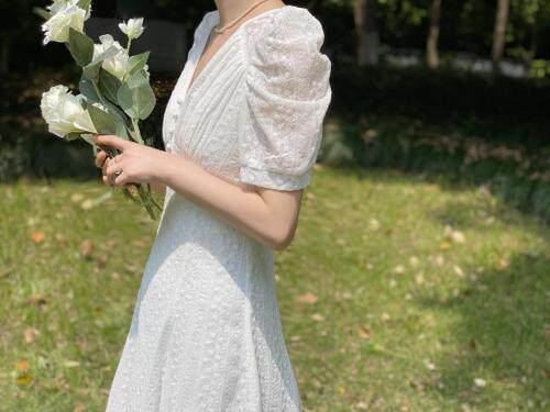 绣花长裙，女装，Must Bloom绽放