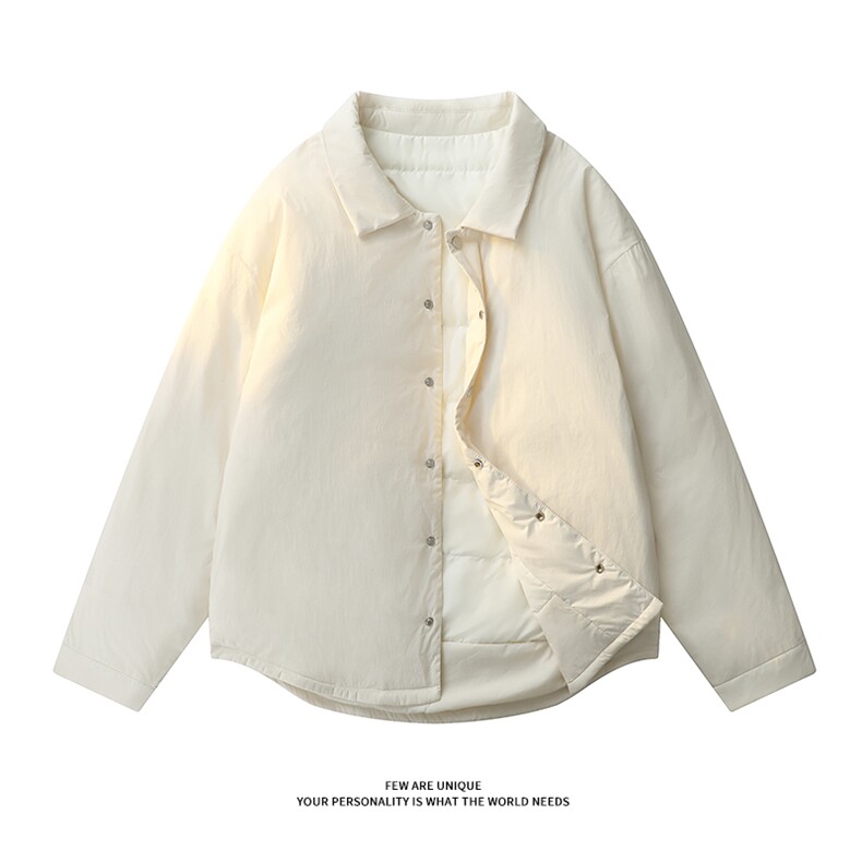 冬季新款羽绒服D2650-TP145218情侣休闲设计感宽松翻领外套,男装羽绒服,电商A102