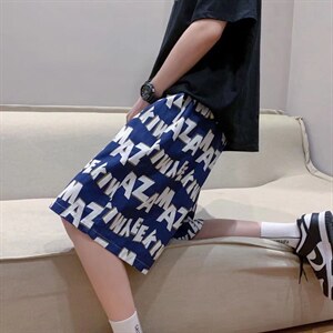 男夏季潮流时尚休闲短裤K241P28图片