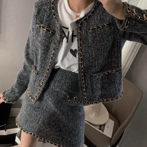 1200香奶奶套装，女装职业装，XTZ style