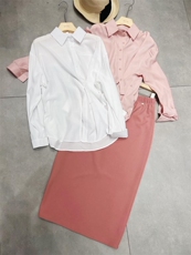 春夏百搭防晒长袖休闲衬衫，女装衬衫，吾衣酷驿站