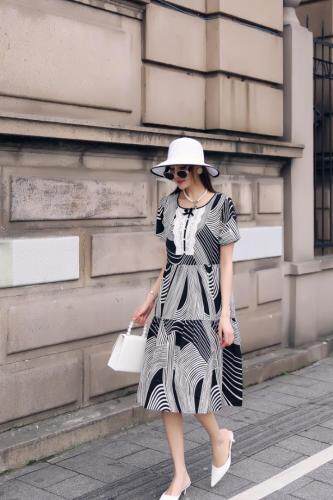 2021连衣裙，女装连衣裙，VolcanicFlame丽璨