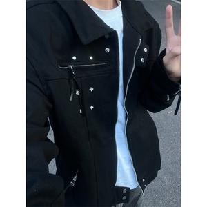 【有货】美式高街纯棉外套男春秋高级感夹克JK8326CC-特P75图片