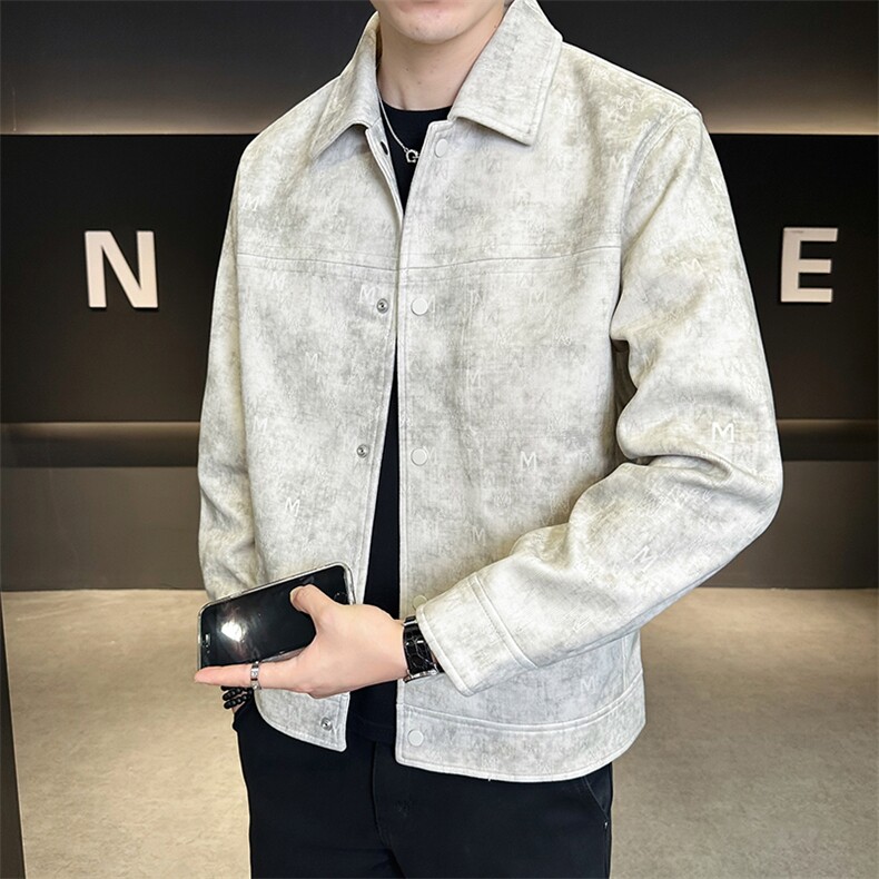 针织外套翻领男装夹克秋季新款衣服C317-J2517-P145,男装夹克,电商C317