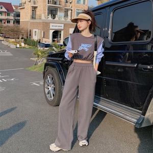 新款现货休闲拼接撞色两件套212A-601款-P125-控178图片