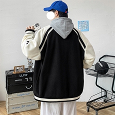 冬款港风加棉加厚休闲棉衣外套毛巾绣棒球服男士8133-P120控价158，男装棉衣，电商A441-1