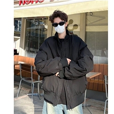 春秋立领棒球棉服男士廓形高级感冬季外套棉袄棉衣M8210/P95，男装棉衣，星座506