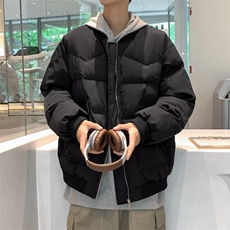 冬季棉服棉衣男生加厚保暖面包服运动休闲潮牌帅气外套m221p75，男装棉衣，电商D315