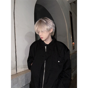 自家图，博主风cleanfit外套男短款美式飞行员夹克JK2411-P100图片