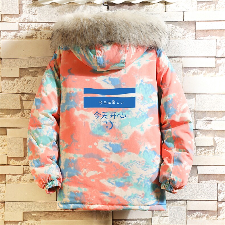 MC49033-P135日系潮衣男大码派克服男工装服外套袄砖墙,男装棉衣,电商A040A