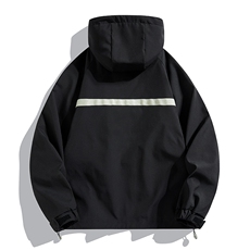 大码秋冬季棒球领夹克潮酷宽松工装情侣外套JK6235p78，男装夹克，电商D315