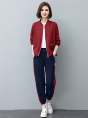 2025年秋季时尚撞色休闲减龄文艺套装，女装套装/套裙，依恋蒂丝