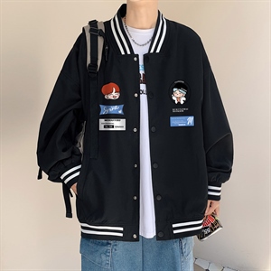 主推！2023春季新款男士棒球服中性潮牌夹克学生外套JK502P60图片