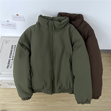 现货立领棉衣男士美式复古加厚外套潮牌工装棉服M056-P76，男装棉衣，星座308B-2