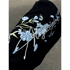 万针全刺绣解构设计260克重磅双纱纯棉高品质美式高街短袖T恤特35，男装T恤，电商A486