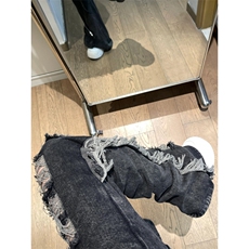 【网图】美式破洞牛仔裤男女款cleanfit工装裤子Y9200CC-特P55，男装牛仔裤，星座1007（原301D）